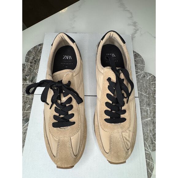 Zara Animal Print heel tab sneakers - Picture 10 of 10